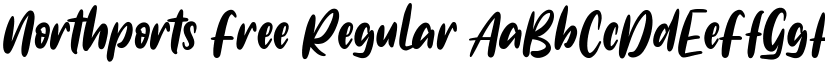 Northports Free Regular font