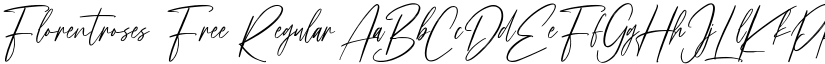 Florentroses Free font download