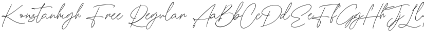 Konstanhigh Free Regular font