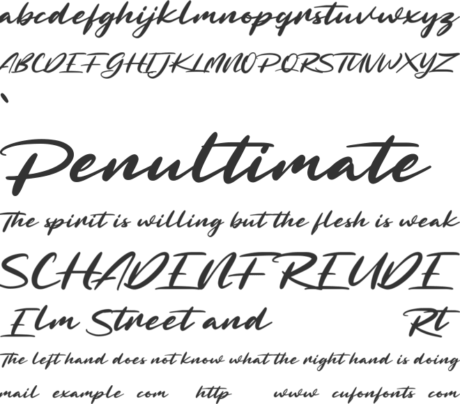 Arttelost Free font preview