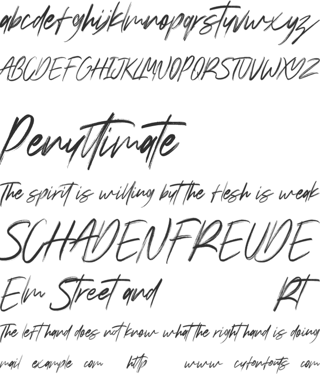 Zupiters Free font preview
