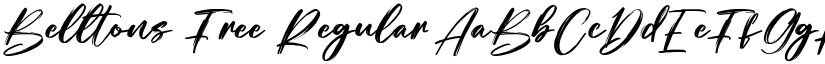 Belltons Free Regular font