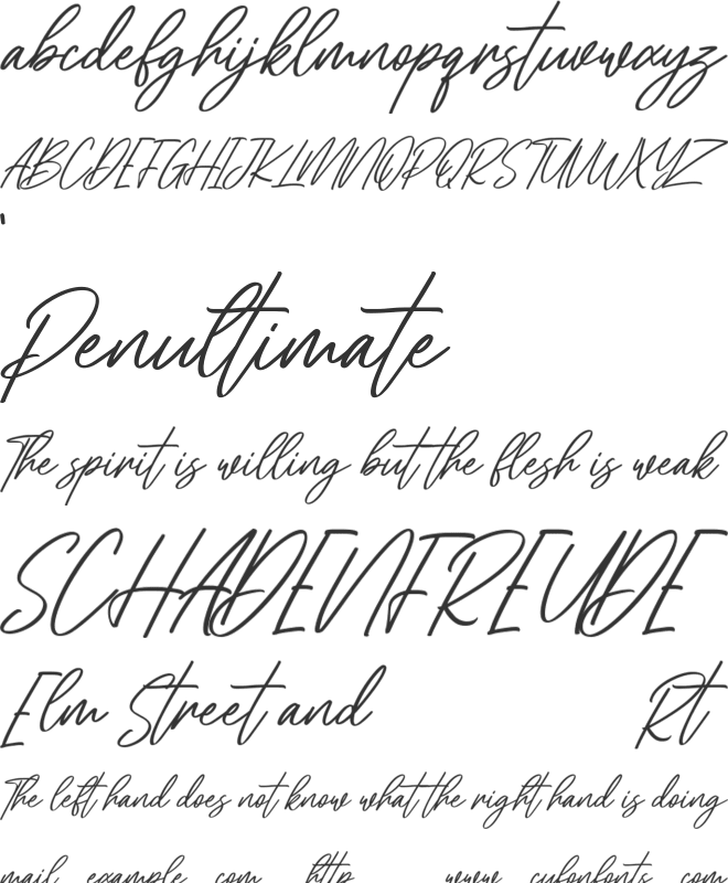 Blacksharks Free font preview