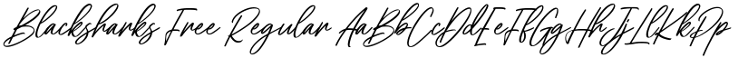 Blacksharks Free Regular font