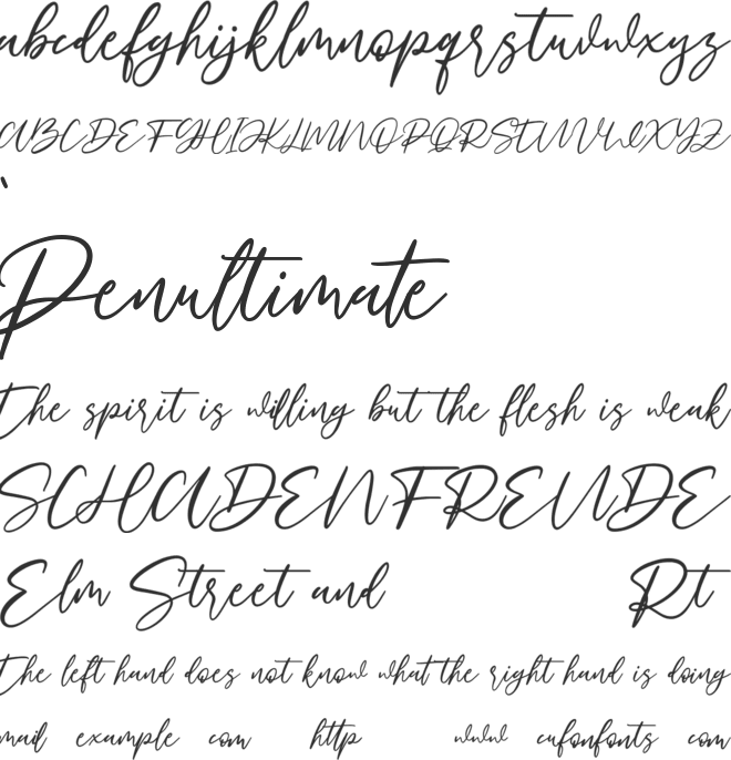 Soulsteps Free font preview