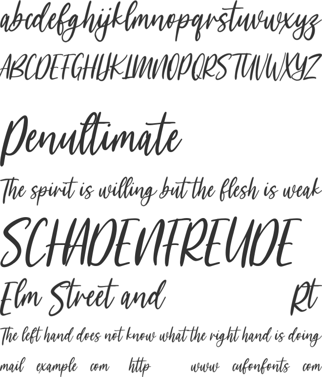 Koolkids Free font preview