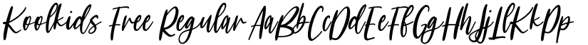 Koolkids Free font download