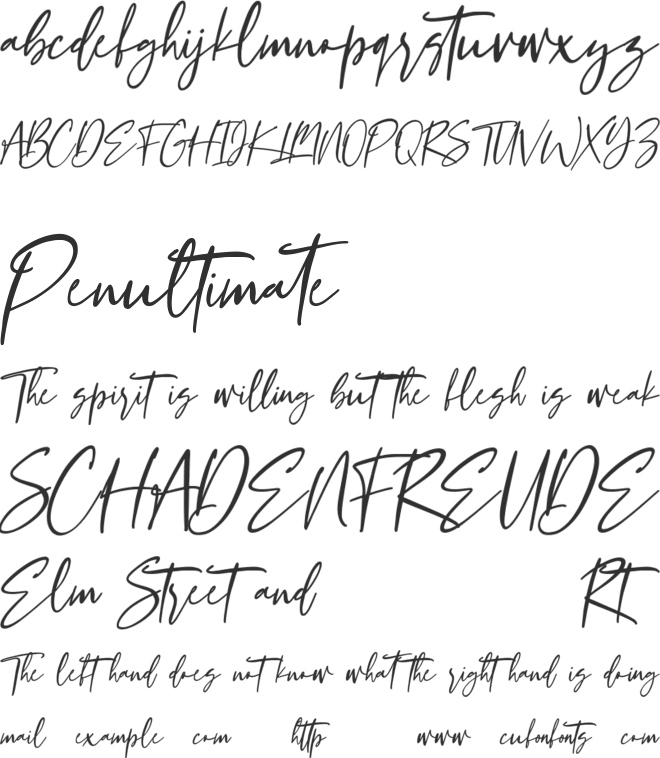Hillstatic Free font preview
