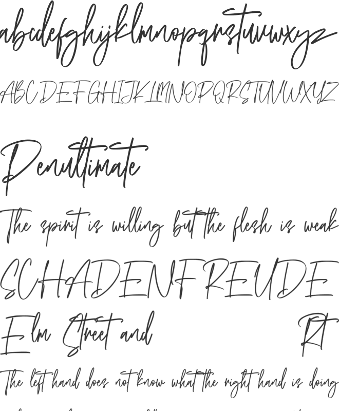 Rosestaly Free font preview