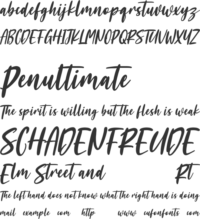 Hittoshira Free font preview