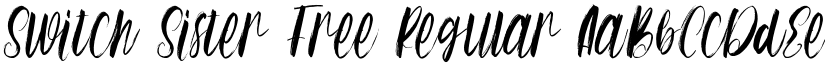 Switch Sister Free Regular font