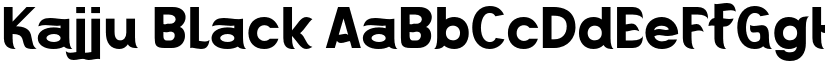 Kajju Black font