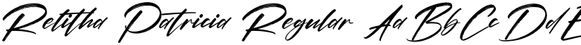 Relitha Patricia Regular font