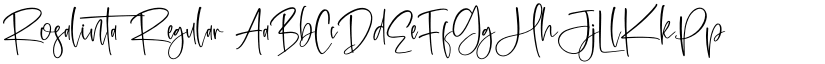Rosalinta Regular font