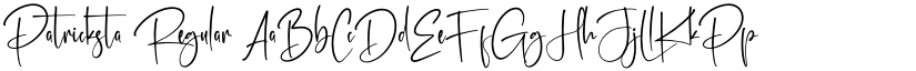 Patricksta Regular font