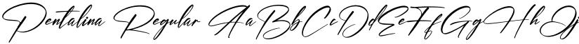 Pentalina Regular font