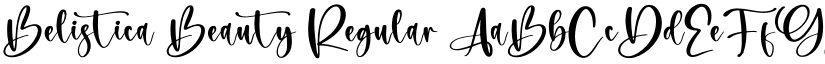 Belistica Beauty font download