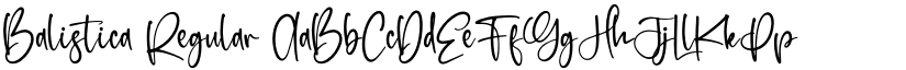 Balistica font download