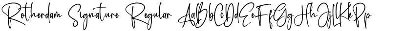 Rotherdam Signature font download