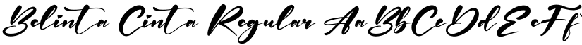 Belinta Cinta Regular font