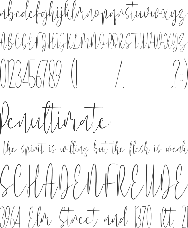 Kishplay font preview