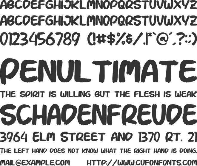 brigton font preview