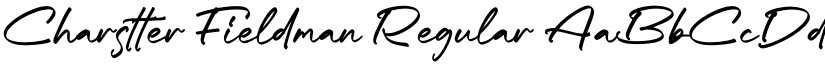 Charstter Fieldman Regular font
