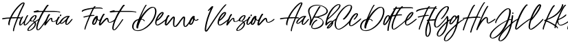 Austria Font Demo Version font