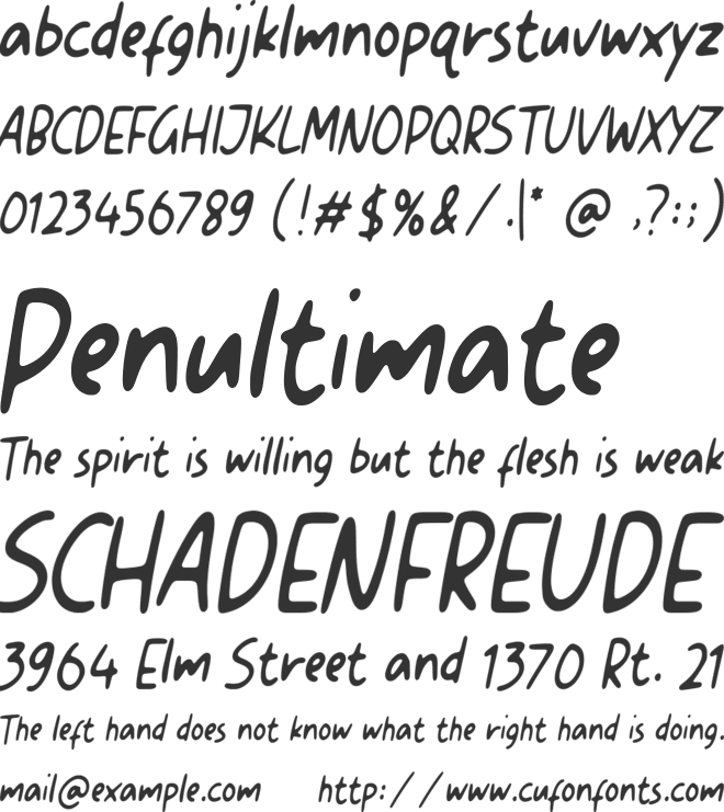 Original Quotes font preview