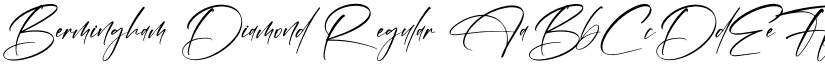 Bermingham Diamond Regular font