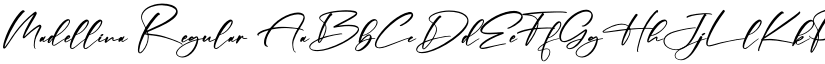 Madellina Regular font