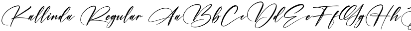 Kallinda Regular font