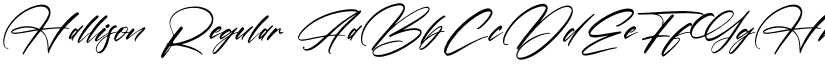 Hallison font download