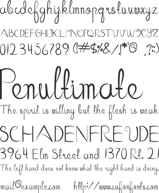 PaperStickers font preview
