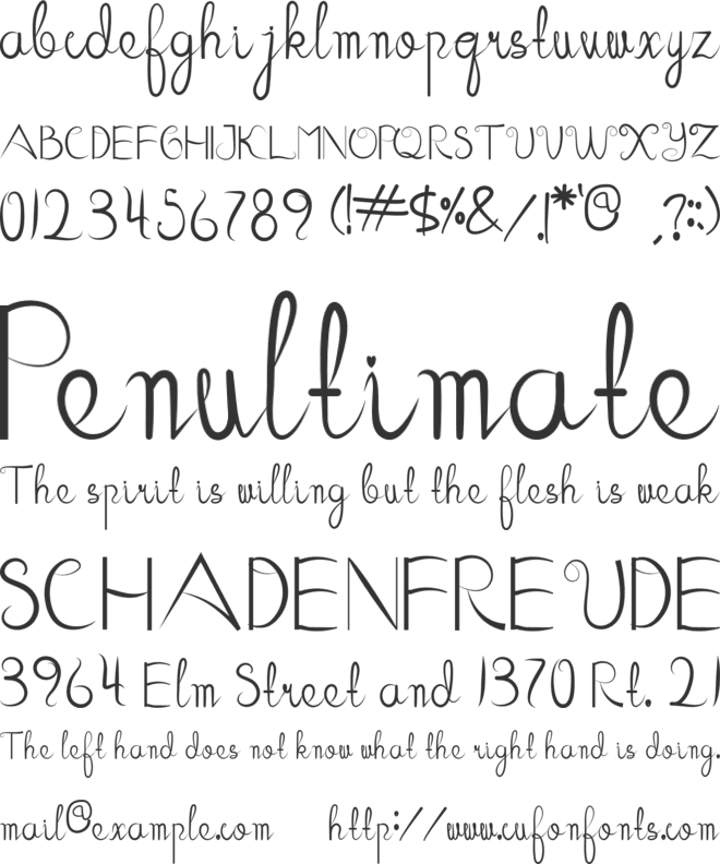 PaperStickers font preview