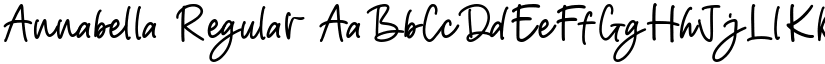 Annabella Regular font