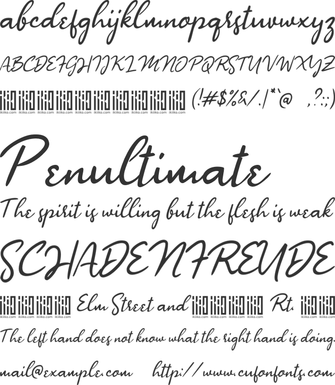 Afrocultures font preview