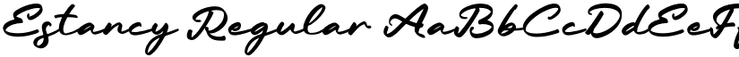 Estancy font download