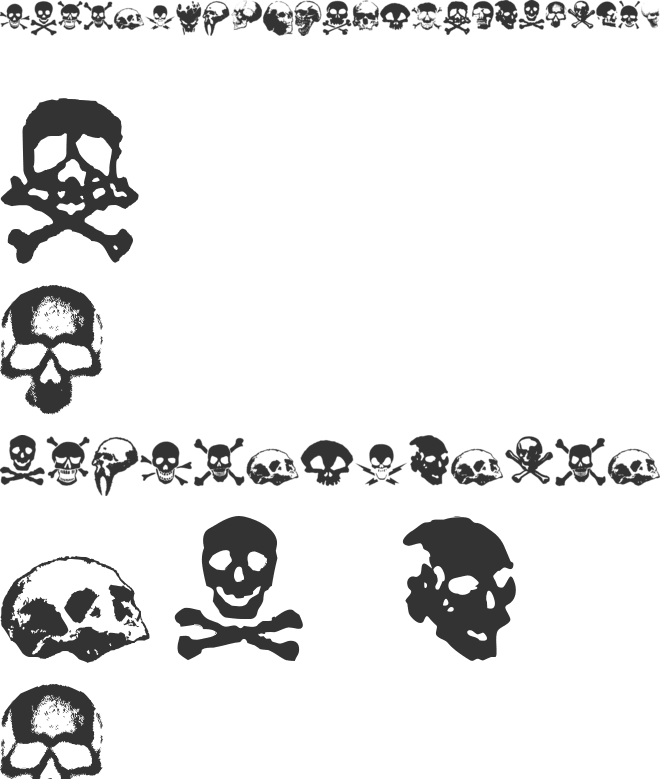 TotenKopf font preview