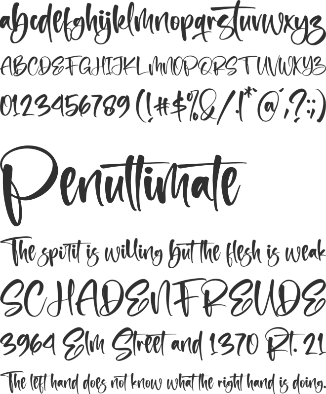 Maglicon font preview