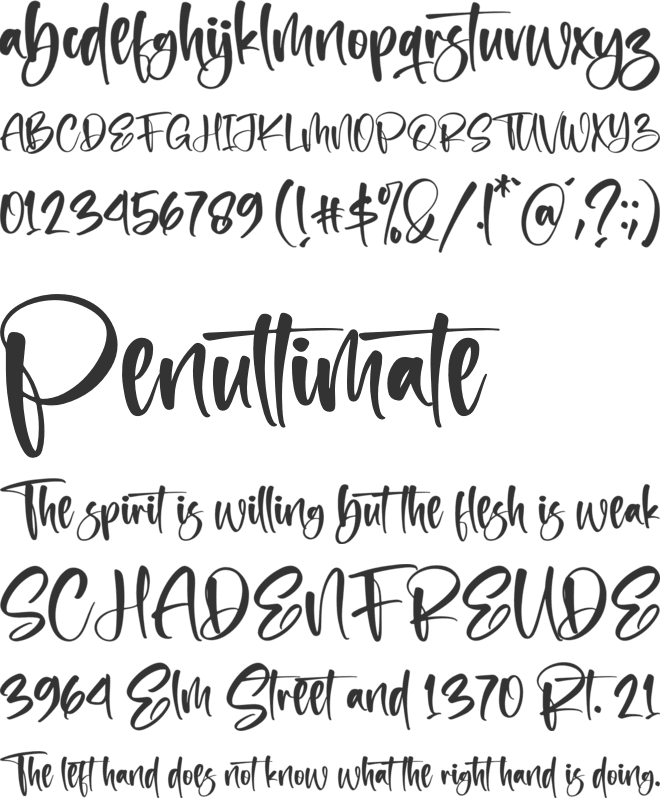 Maglicon font preview