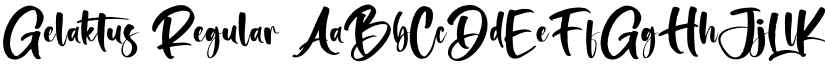 Gelaktus font download
