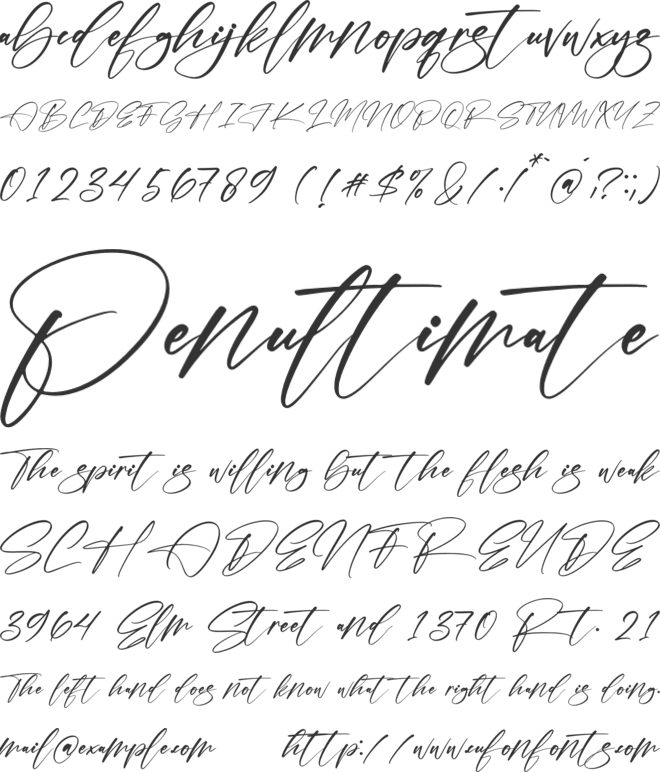 Love Barcelona font preview