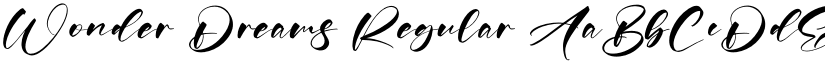 Wonder Dreams Regular font