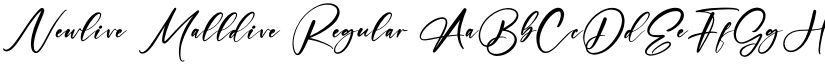 Newlive Malldive Regular font