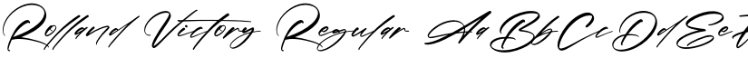 Rolland Victory Regular font