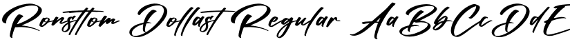 Ronsttom Dollast font download