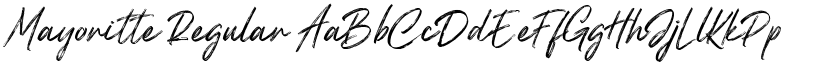 Mayoritte Regular font
