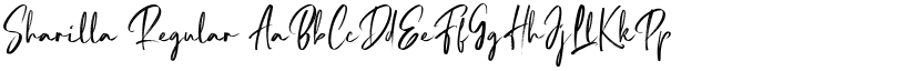 Sharilla Regular font