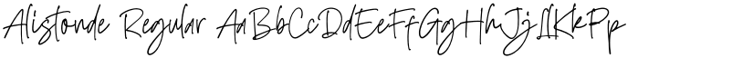 Alistonde Regular font